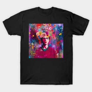 Frida Kahlo pop art T-Shirt